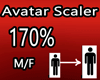 Scaler Avatar 170% M/F
