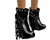 (MA)Black PVC Love Boots