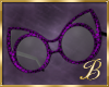 Purple Hearts Glasses