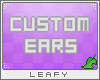 |L| Fuzzbutt custom ears