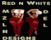 DEL  RED N WHITE FIT  