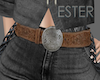 Rodeo leather belt 2