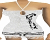 Silver glit tribal dress