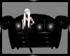 X.Black Sleigh Couch