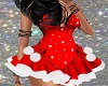 Xmas Red White Dress