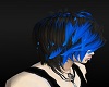 black n blue Hair