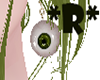 *R* Swampy eye earrings