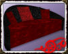 *Jo* Black Red Loveseat