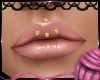 Gold Lip Piercing v2