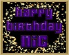 NIC birthday floor sign