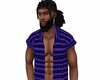 Balm Open Shirt w Purple