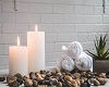 spa candle/relaxing