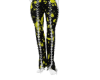 Yellow Paint Splatt Pant