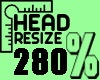 Head Resize 280% MF
