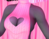 S! Sexy Knit Dress Pinku
