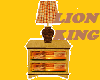 lion king lamp and table