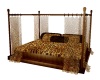 Brown Leopard Bed