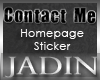 JAD Contact Me Sticker