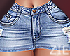 Winter Denim Skirt D BLU