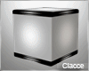 white black cube seat C