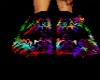 Rainbow rave boots 2