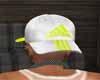 Neon yellow/white cap