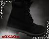 [XA] black boots