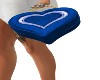 Blue Heart Handbag