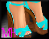 *MH* Retro Teal Wedge