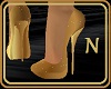 Gold Sparkle Shoes
