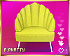 Neon Green Scallop Chair