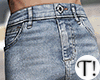T! Straight Baggy Jeans
