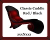 Classic Cuddle Red/Noir