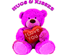 lilac love bear