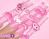 ♥ Charm Nails Pink