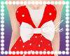 @ Red Bow Dot Dress