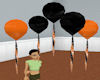 Black n Orange Balloons