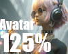 125% Avatar Scale