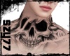 Skull Neck Tatto