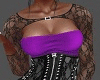 +CORSET DRESS PURPLE+