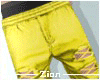 X Pants Yellow