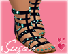 Outlined Sandals