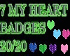 MY HEART BADGES 7