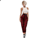 LS-Heather plaid pants