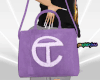 purple tote bag