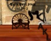AKL Wagon wheel bench