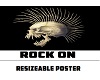 ROCK ON ~WALL POSTER