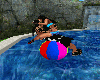 pool ball  and  kissing 