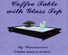 Coffee Table w/Glass Top