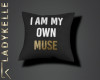 LK| Muse Throw Pillow